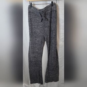 Barefoot Dreams CozyChic Lite Knit Wide Leg Pants XL - Blue/White